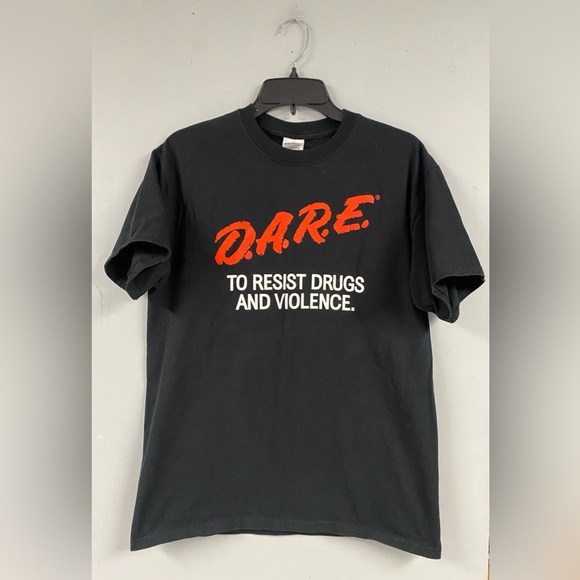 Gildan Other - Men's Vintage Y2K DARE To Resist Drugs and Violence Program T Shirt Tee Size Med